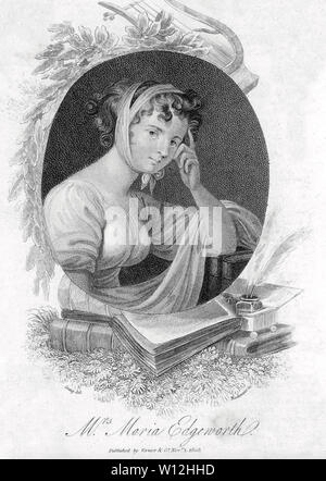 MARIA EDGEWORTH (1768-1849), anglo-irischen Schriftsteller Stockfoto