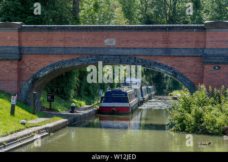 16/6/2019 Foxton Locks Stockfoto