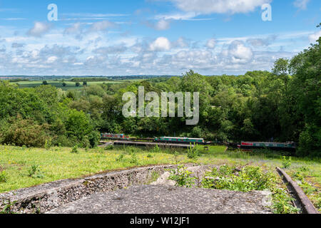 16/6/2019 Foxton Locks Stockfoto