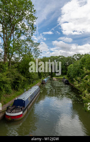 16/6/2019 Foxton Locks Stockfoto