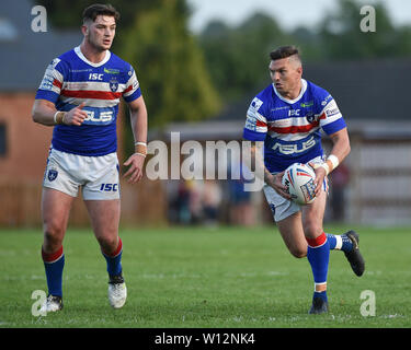 Wakefield, Großbritannien, 28. 6. 2019. 28. Juni 2019. Mobile Rakete Stadion, Wakefield, England; Rugby League Betfred Super League, Wakefield Trinity vs Huddersfield Riesen; Danny Brough Dean Williams/RugbyPixUK Stockfoto