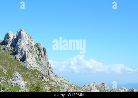 Nationalpark in Kroatien, Teil einer mountins. Diese spezifische mountin heißt Tulove grede Stockfoto