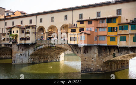 Ponte Vecchio, Florenz Stockfoto