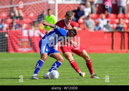 Ryan Yates von Nottingham Forest während der Vorsaison Freundschaftsspiel zwischen Alfreton Town und Nottingham Forest am North Street, Sutton-in-Ashfield am Samstag, den 29. Juni 2019. Stockfoto