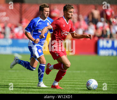 Matthew Cash von Nottingham Forest während der Vorsaison Freundschaftsspiel zwischen Alfreton Town und Nottingham Forest am North Street, Sutton-in-Ashfield am Samstag, den 29. Juni 2019. Stockfoto