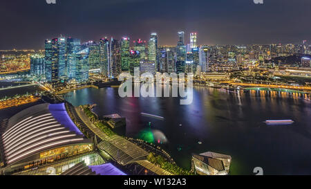 Marina Bay, Singapur Stockfoto