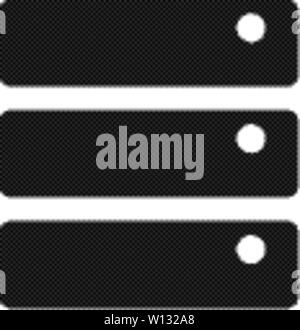 Symbol Datenbank in grauer Farbe. Festplatte, File Server Stock Vektor