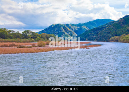 Shimanto Fluss in der Präfektur Kochi, Japan Stockfoto