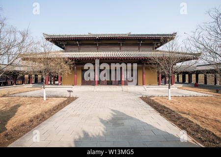 Guan Zhong Memorial Hall,Xishan Dorf, Linzi Qiling Straße, Bezirk, Stadt Zibo, Provinz Shandong Stockfoto