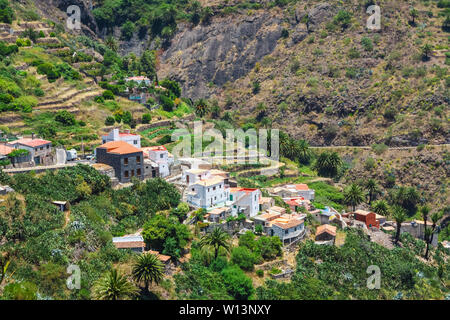 Tal von masca auf Teneriffa Insel. Malerische Berglandschaft Stockfoto