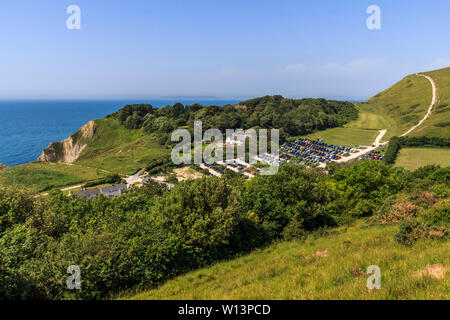 Lulworth Cove, Dorset, England, Großbritannien Stockfoto