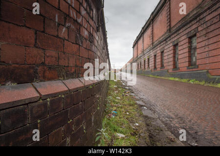 Ein Bild aus dem stillgelegten Mayfield Bahnhof im Zentrum von Manchester am Sonntag, den 28. Januar 2018. Stockfoto