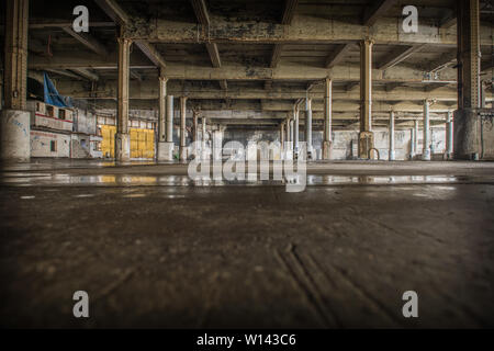 Ein Bild aus dem stillgelegten Mayfield Bahnhof im Zentrum von Manchester am Sonntag, den 28. Januar 2018. Stockfoto