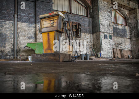 Ein Bild aus dem stillgelegten Mayfield Bahnhof im Zentrum von Manchester am Sonntag, den 28. Januar 2018. Stockfoto