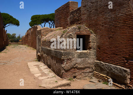 In der Nähe von Ostia Antica Rom in Italien Stockfoto