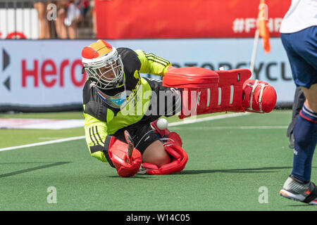 Amstelveen, Niederlande. 30. Juni, 2019. Amsterdam, 30-06-2019, Hockey Pro League 2019 Männer. Veranstaltungsort: Wagener Stadion. Pirmin Blaak während des Spiels Großbritannien Niederlande vs. Credit: Pro Schüsse/Alamy leben Nachrichten Stockfoto