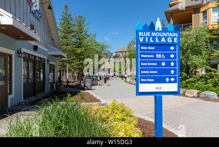 Blue Mountain Resort, Ontario, Kanada Stockfoto