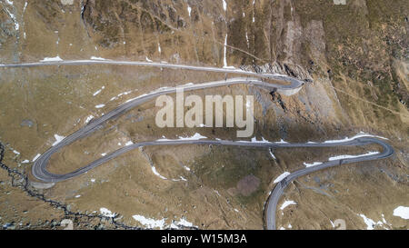 Transfagarasan Bergstraße in den rumänischen Karpaten, Rumänien Stockfoto