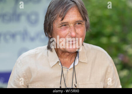 Brentwood Essex 30 Juni 2019 Chesney Hawkes' Familie für seine Leistung in Godspell am Brentwood, Essex Len Chip Hawkes, musci und Vater von Chesney hawkesan der Tremeloes Credit Ian Davidson/Alamy leben Nachrichten Stockfoto