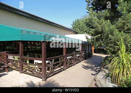 Pancake House, Center Parcs Elveden Forest, Brandon, Suffolk, England, Großbritannien, USA, UK, Europa Stockfoto