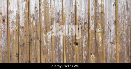 Dunkelbraun laufbelag Zaun Textur Hintergrund. Stockfoto