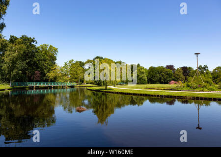 Paviljoen Sassennest im Park Rusthoff in Sassenheim Niederlande. Stockfoto