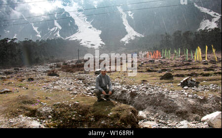Lachung touristische Stockfoto