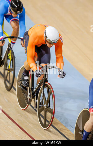 30-06-2019: Sportnieuws: Europese Spelen: Minsk Radfahren - Titel: Männer Keirin Stockfoto