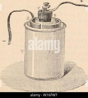 Archiv Bild von Seite 278 Wörterbuch de Physiologie (1902). Wörterbuch de Physiologie. dictionnairedeph 05 reiche Jahr: 1902 Abb. 129. -Pile Daniell. Abb. 130. - Pilo BUNSE. V. Stockfoto