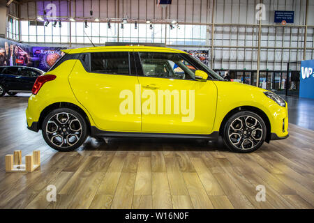 Poznan, Polen, März 2019: Neue Suzuki Swift Sport, Poznan International Motor Show, 4. Gen, Kleinwagen B-Segment produziert von Suzuki Stockfoto