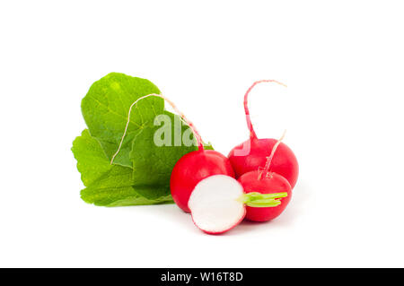 Frisches Gemüse. Rote Rübe auf weißem Hintergrund. Diät Stockfoto