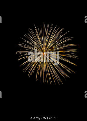 Das Feuerwerk in La Ronde in Montreal Stockfoto