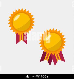 Medaille Symbol Vektor illustration Stock Vektor
