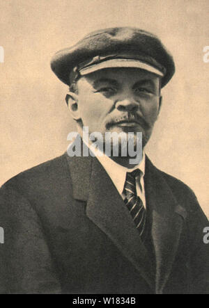 Foto Portrait von Wladimir Lenin. Stockfoto