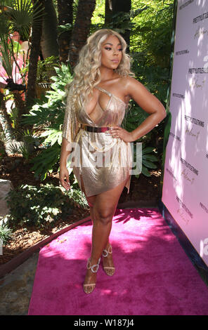 Los Angeles, Ca, USA. 30. Juni, 2019. Ashanti, an der PrettyLittleThing X Ashanti Eröffnungsveranstaltungen im Hollywood Roosevelt Hotel in Los Angeles, Kalifornien am 30. Juni 2019. Credit: Faye Sadou/Medien Punch/Alamy leben Nachrichten Stockfoto