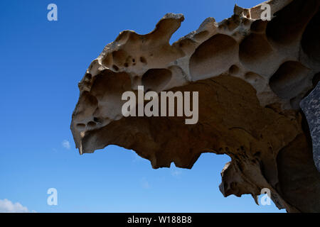 Leiter der Rock der Bär (Bärenfels) am Capo d'Orso, Palau, Olbia-Tempio, Sardinien Italien Stockfoto