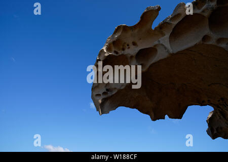 VHead auf dem Felsen der Bär (Bärenfels) am Capo d'Orso, Palau, Olbia-Tempio, Sardinien Italien Stockfoto