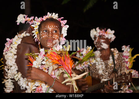 Traditionelle Sing Sing von Kofure, Tufi, Oro Provinz, Papua Neu Guinea Stockfoto