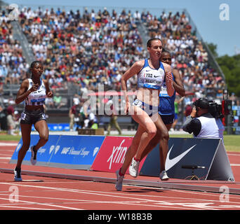 Laura Weightman in Aktion während der Diamond League Leichtathletik Prefontaine Classic an der Stanford University in Kalifornien. Stockfoto