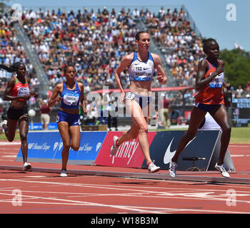 Laura Weightman in Aktion während der Diamond League Leichtathletik Prefontaine Classic an der Stanford University in Kalifornien. Stockfoto