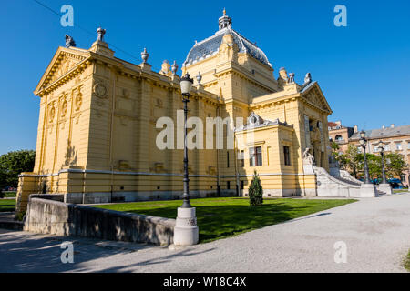 Umjetnicki paviljon u Zagrebu, Kunst Pavillon, Trg Kralja Tomislava, Zagreb, Kroatien Stockfoto