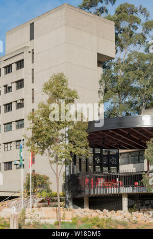 Brutalist Architecture 1960 an der Macquarie University in Sydney in Australien Stockfoto