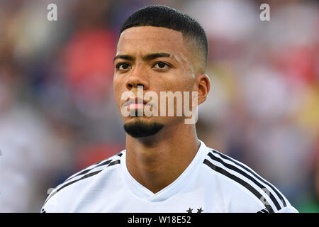 Udine, Italien. 30. Juni, 2019. Benjamin HENRICHS (GER) Einzelbild, Einzelbild, Porträt, Porträt, Porträt. Spanien (ESP) - Deutschland (GER) 2-1, am 30.06.2019 Stadio Friuli Udine. Fußball U-21, FINALE UEFA-U21-Europameisterschaft in Italien / SanMarino vom 16.-30.06.2019. | Verwendung der weltweiten Kredit: dpa/Alamy leben Nachrichten Stockfoto