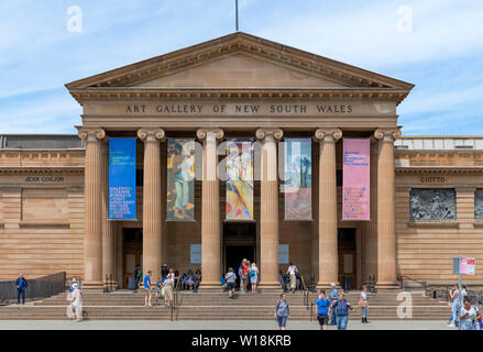 Art Gallery von New South Wales, die Domain, Sydney, Australien Stockfoto