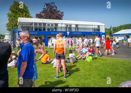Henley auf Themse, England, Vereinigtes Königreich, 28. Juni 2019, Henley Royal Regatta Qualifier, Time Trial, Henley, [© Peter SPURRIER/Intersport