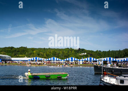 Henley auf Themse, England, Vereinigtes Königreich, 28. Juni 2019, Henley Royal Regatta Qualifier, Time Trial, Henley, [© Peter SPURRIER/Intersport Stockfoto