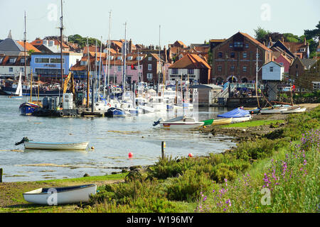 Die Quay an Wells-next-the-Sea, Norfolk Stockfoto