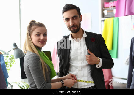 Kreative Garment Design Schneiderei Service Konzept Stockfoto