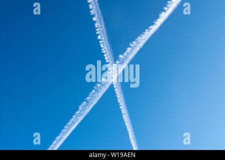 Jet-Wanderwege Stockfoto
