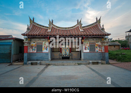 Von außen ein traditionelles Chinesisch home auf Kinmen Insel, Taiwan Stockfoto